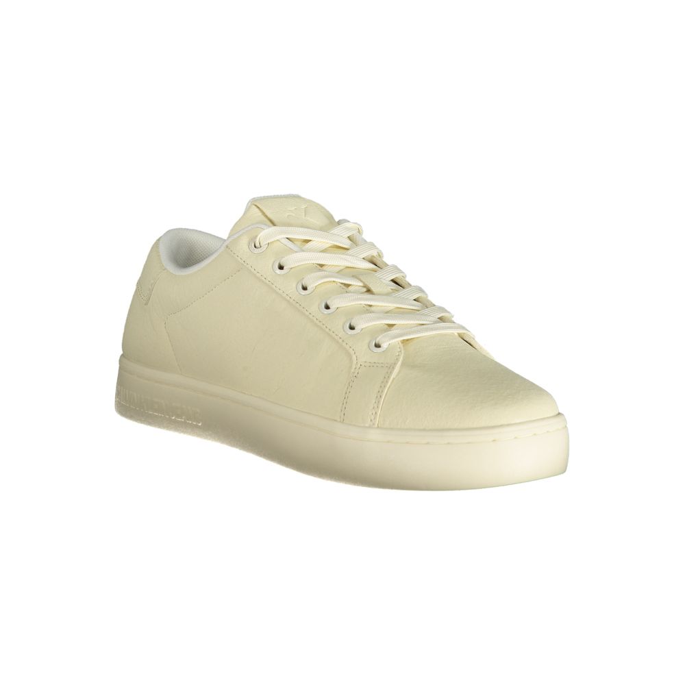 Calvin Klein White Polyester Men Sneaker