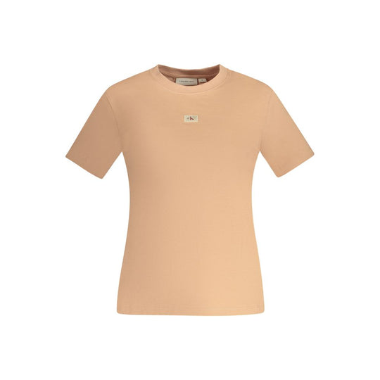 Calvin Klein Pink Cotton Women T-Shirt