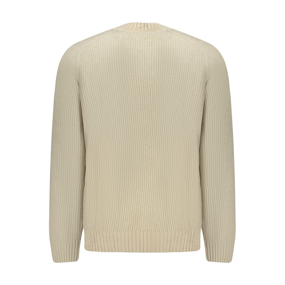 Hugo Boss Beige Cotton Men Sweater