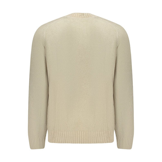 Hugo Boss Beige Cotton Men Sweater