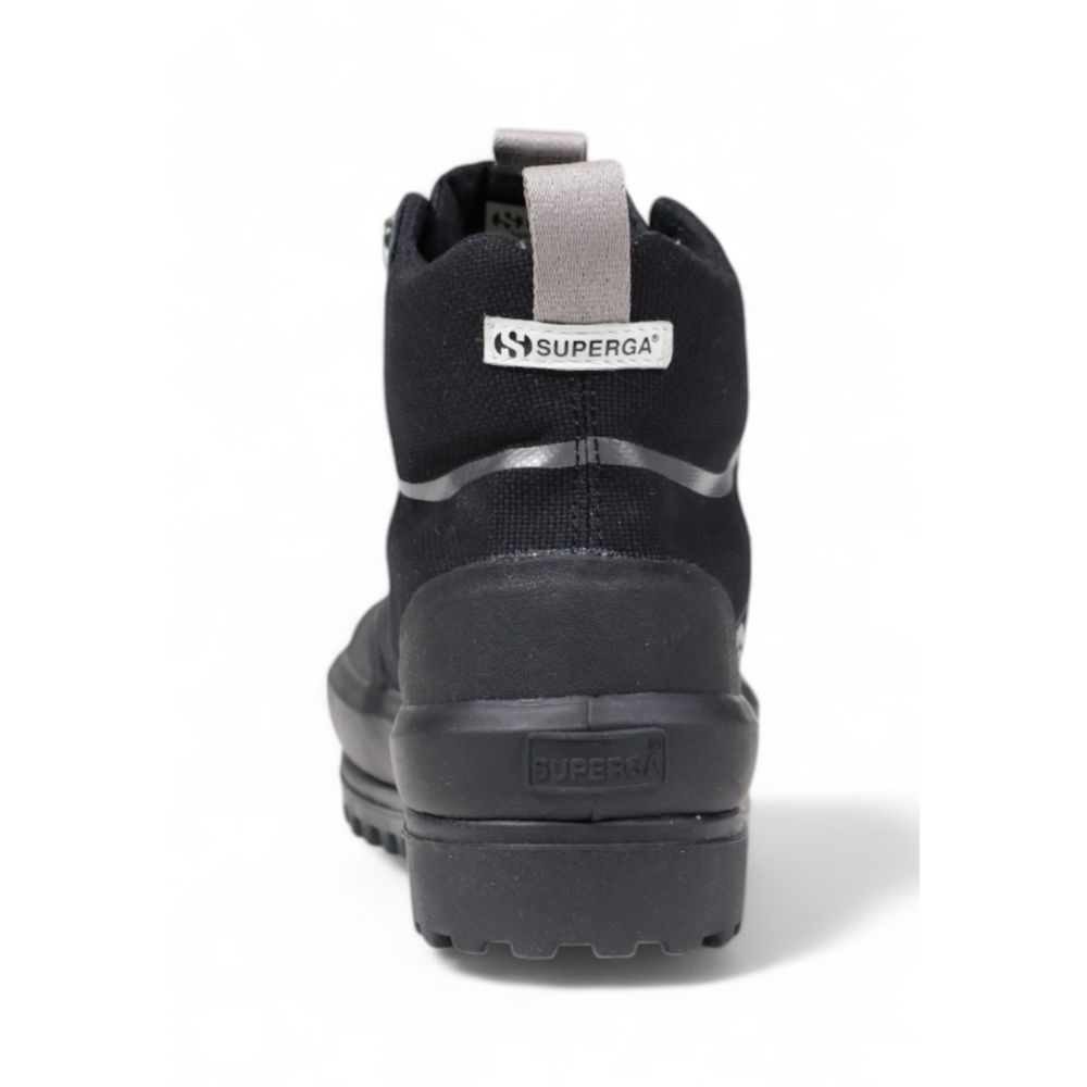 Superga Black Fabric Sneaker - ACCEXO
