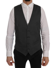 Dolce & Gabbana Sleek Gray Single-Breasted Waistcoat Vest - ACCEXO