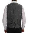 Dolce & Gabbana Sleek Gray Single-Breasted Waistcoat Vest