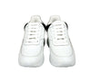 Alexander McQueen Women White Leather Suede Sneaker