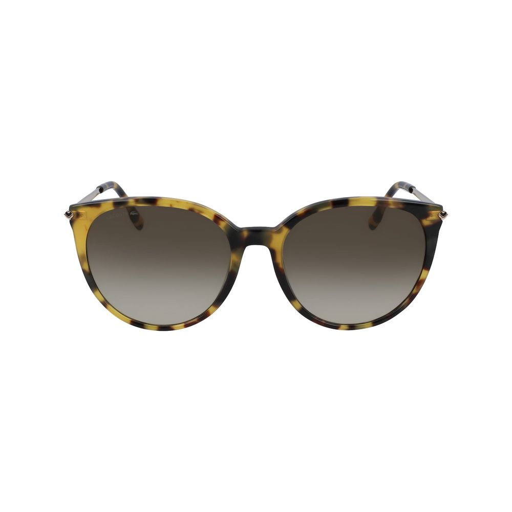 Lacoste Brown Metal Sunglasses