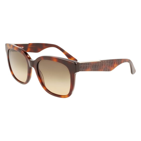 Lacoste Brown Acetate Sunglasses