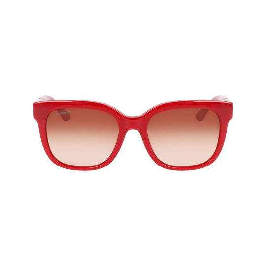 Lacoste Red Acetate Sunglasses