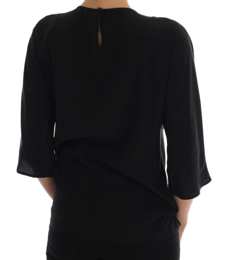 Dolce & Gabbana Fairy Tale Embroidered Silk Blouse - ACCEXO