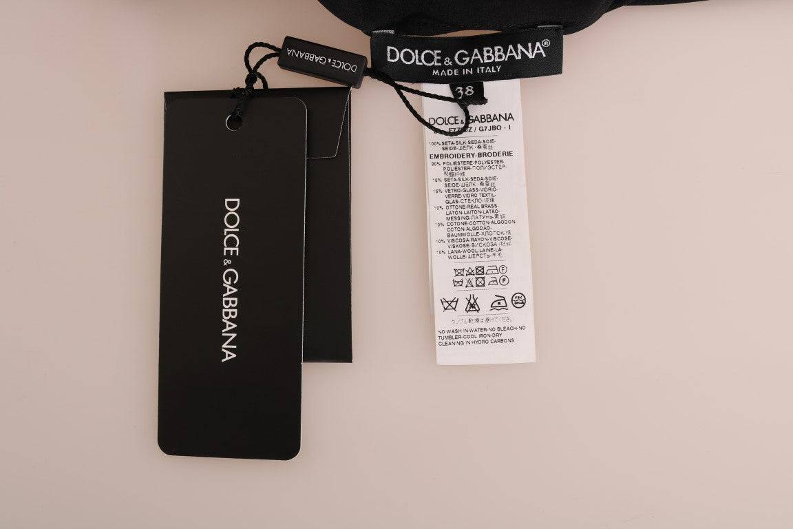 Dolce & Gabbana Fairy Tale Embroidered Silk Blouse - ACCEXO