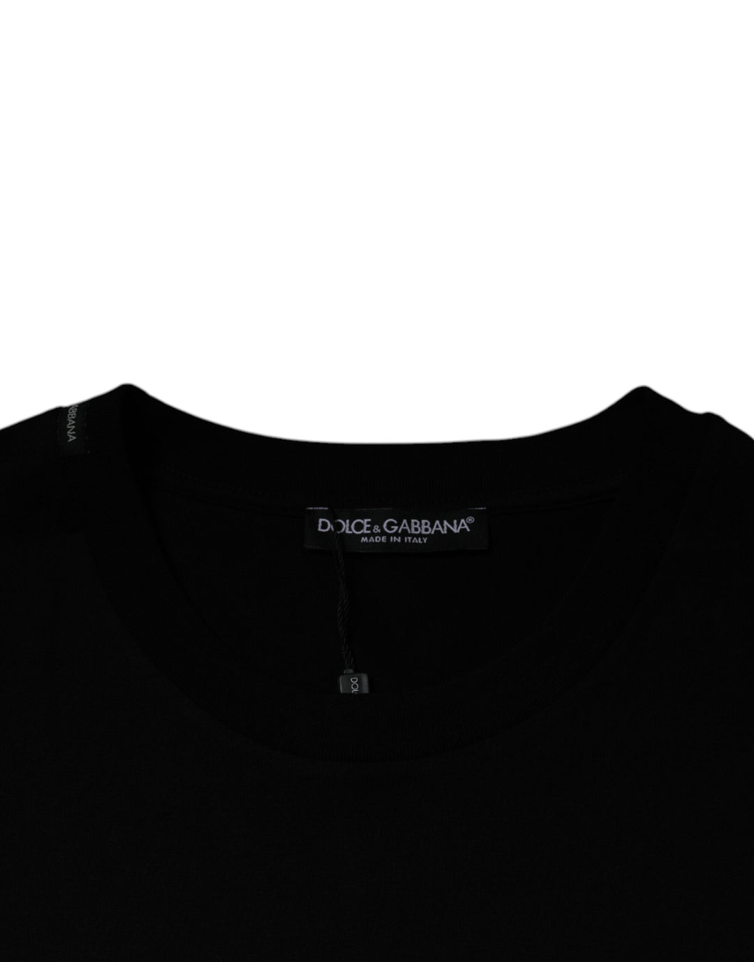 Dolce & Gabbana Black Crew Neck Short Sleeve T-shirt