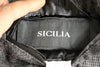 Sicilia Checkered Wool Blend Coat