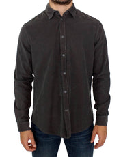 GF Ferre Chic Green Cotton Casual Men's Shirt - ACCEXO