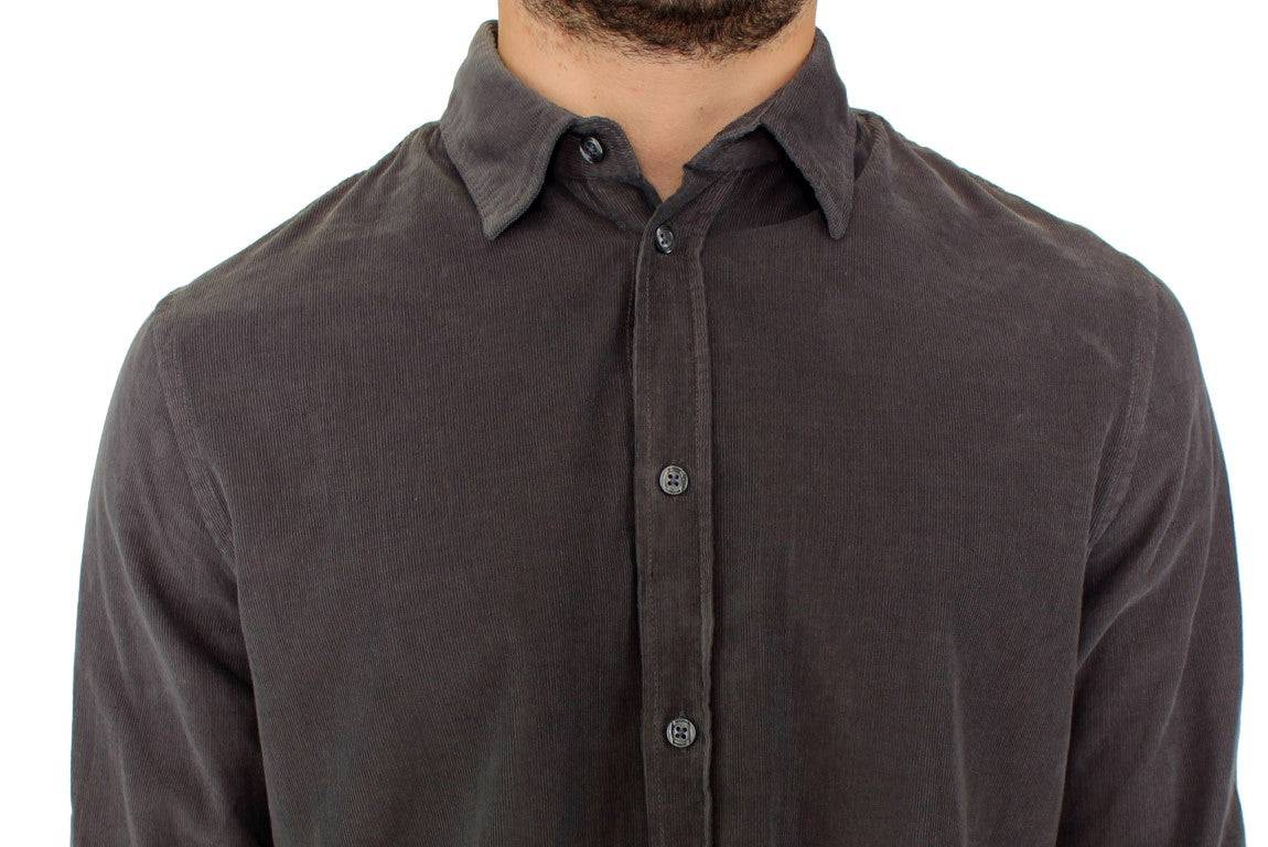 GF Ferre Chic Green Cotton Casual Men's Shirt - ACCEXO