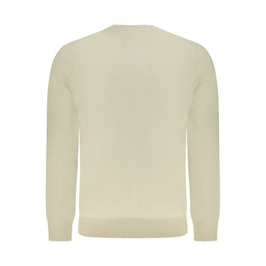 Hugo Boss Beige Cotton Men Sweater