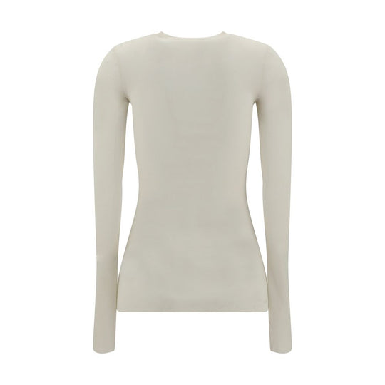 Jil Sander Semi-sheer Long Sleeve Top