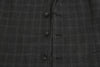 Dolce & Gabbana Elegant Checkered Wool Vest for the Urbane Man