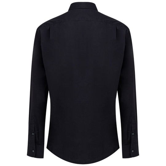 Dolce & Gabbana Navy Blue Cotton Shirt