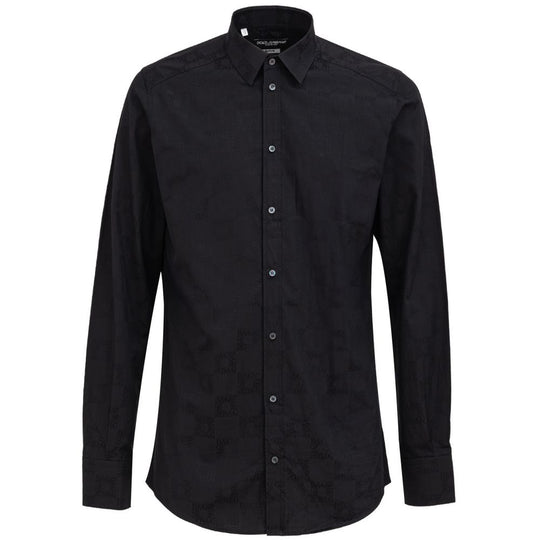 Dolce & Gabbana Black Cotton Shirt