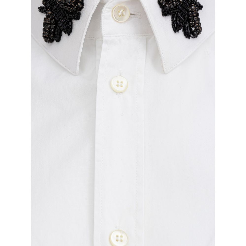 Dolce & Gabbana White Cotton Shirt