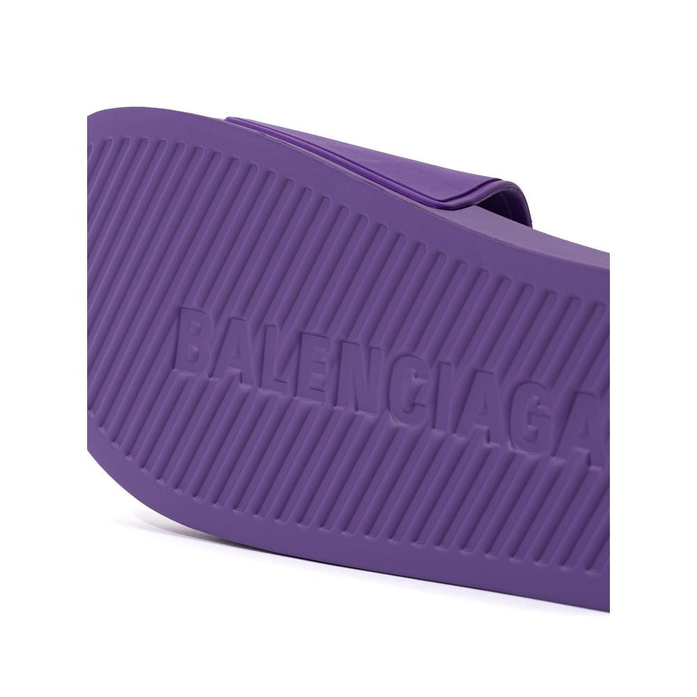 Balenciaga Purple Cotton Sandal