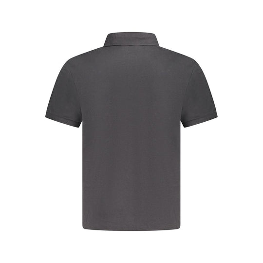 North Sails Black Cotton Men Polo Shirt