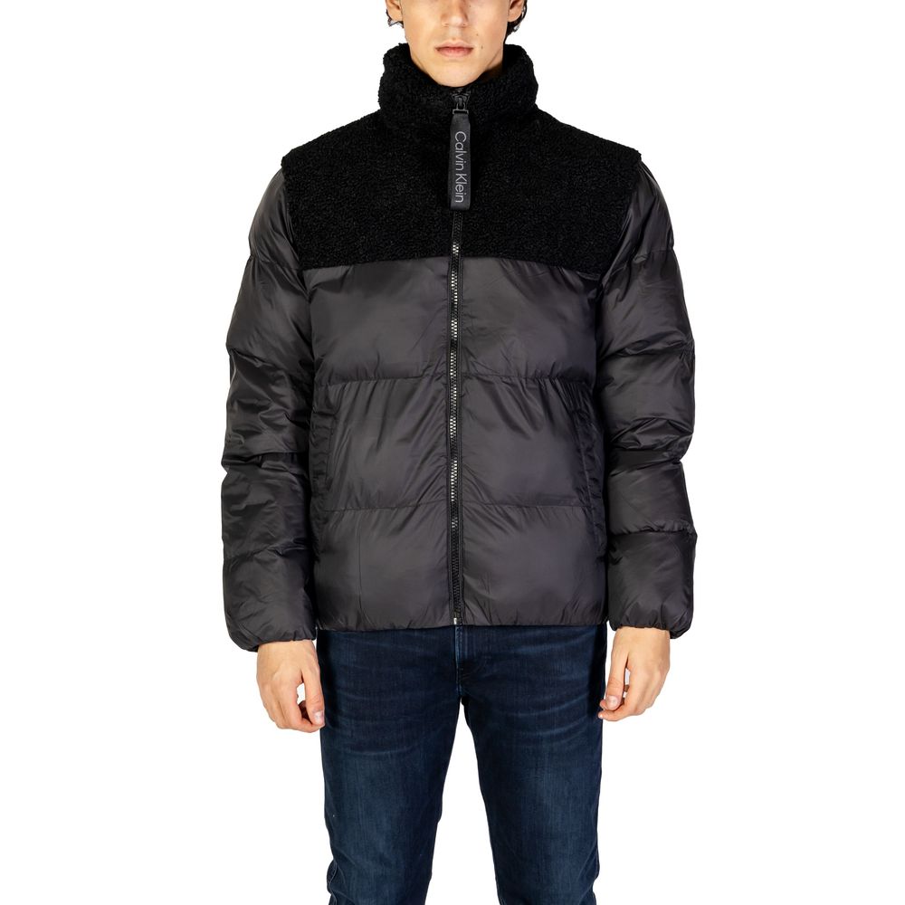 Calvin Klein Jeans Black Recycled Polyester Jacket - ACCEXO