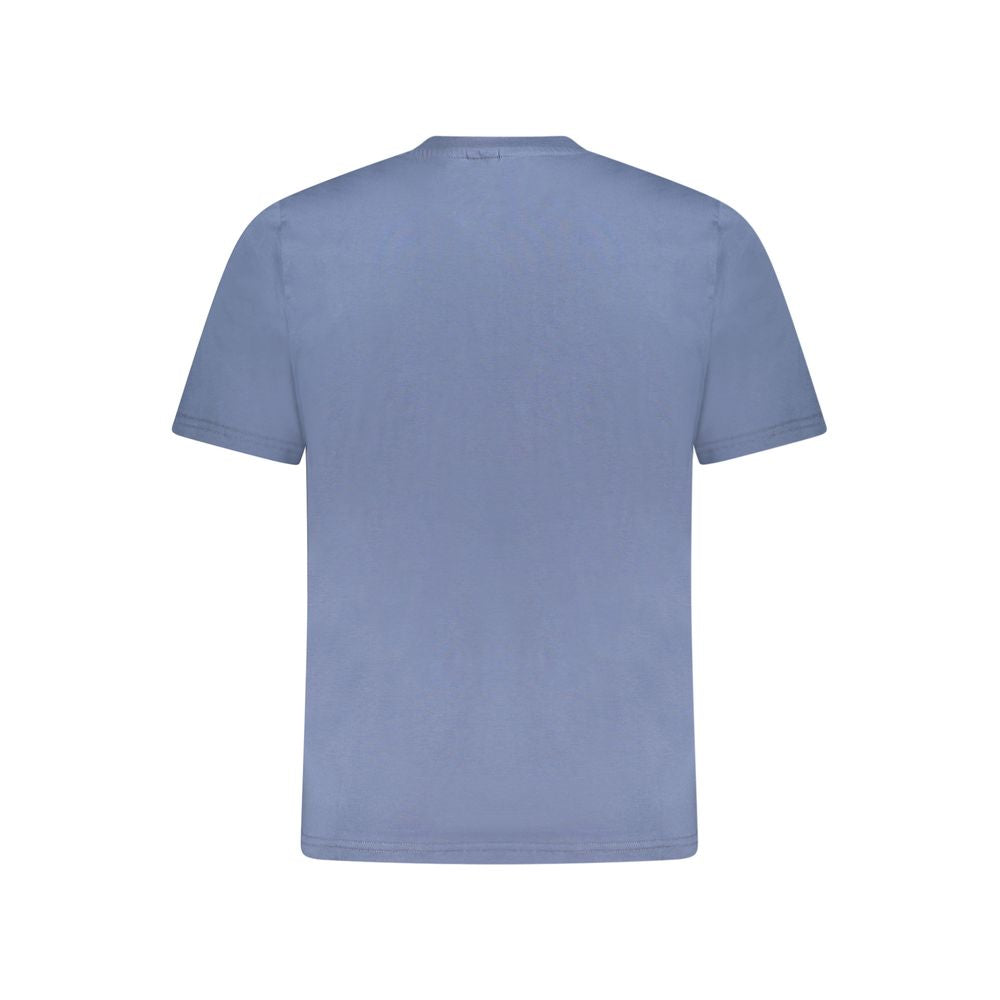 North Sails Blue Cotton Men T-Shirt