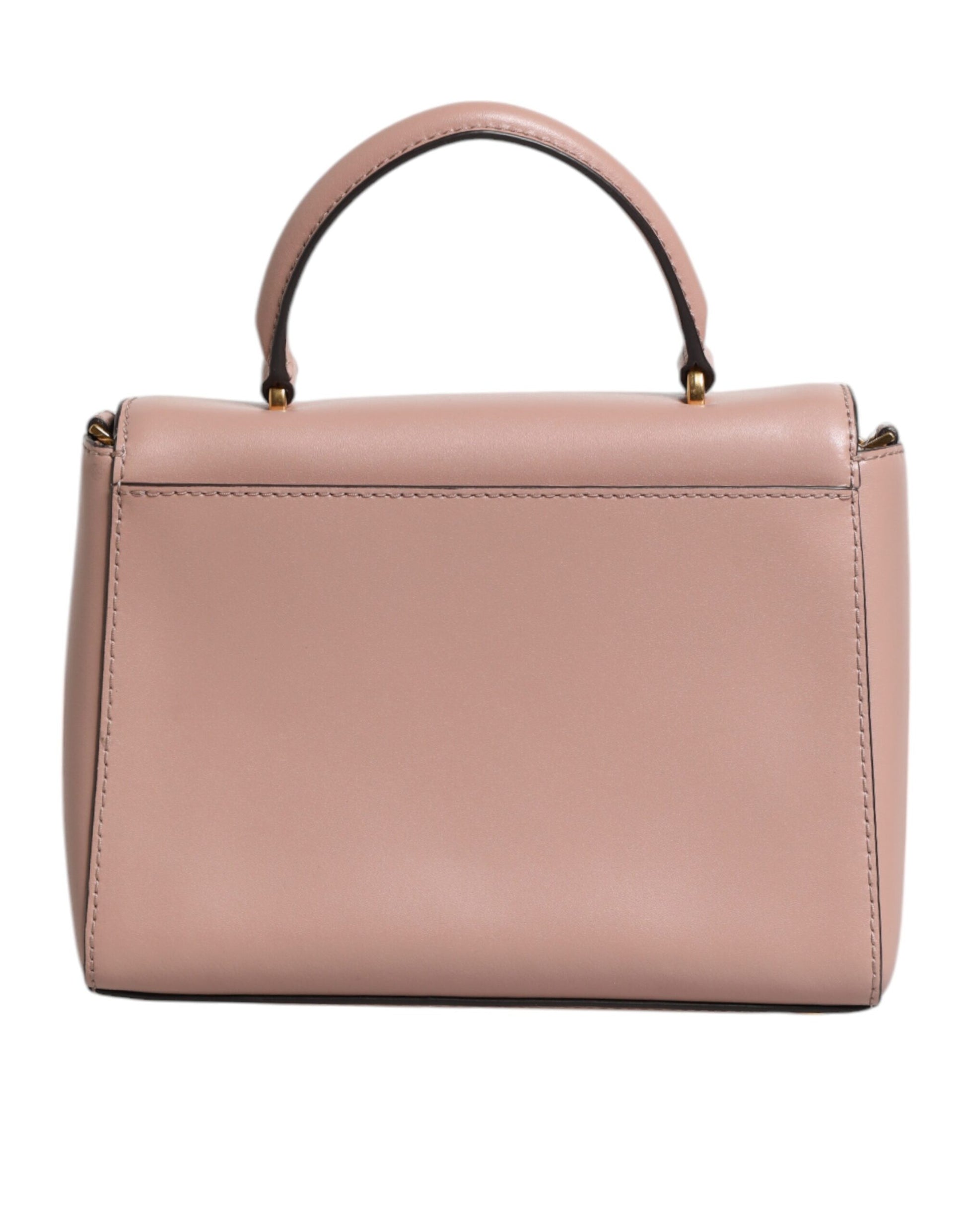 Michael Kors Pink Leather Logo Plaque Crossbody MINDY Satchel Bag - ACCEXO