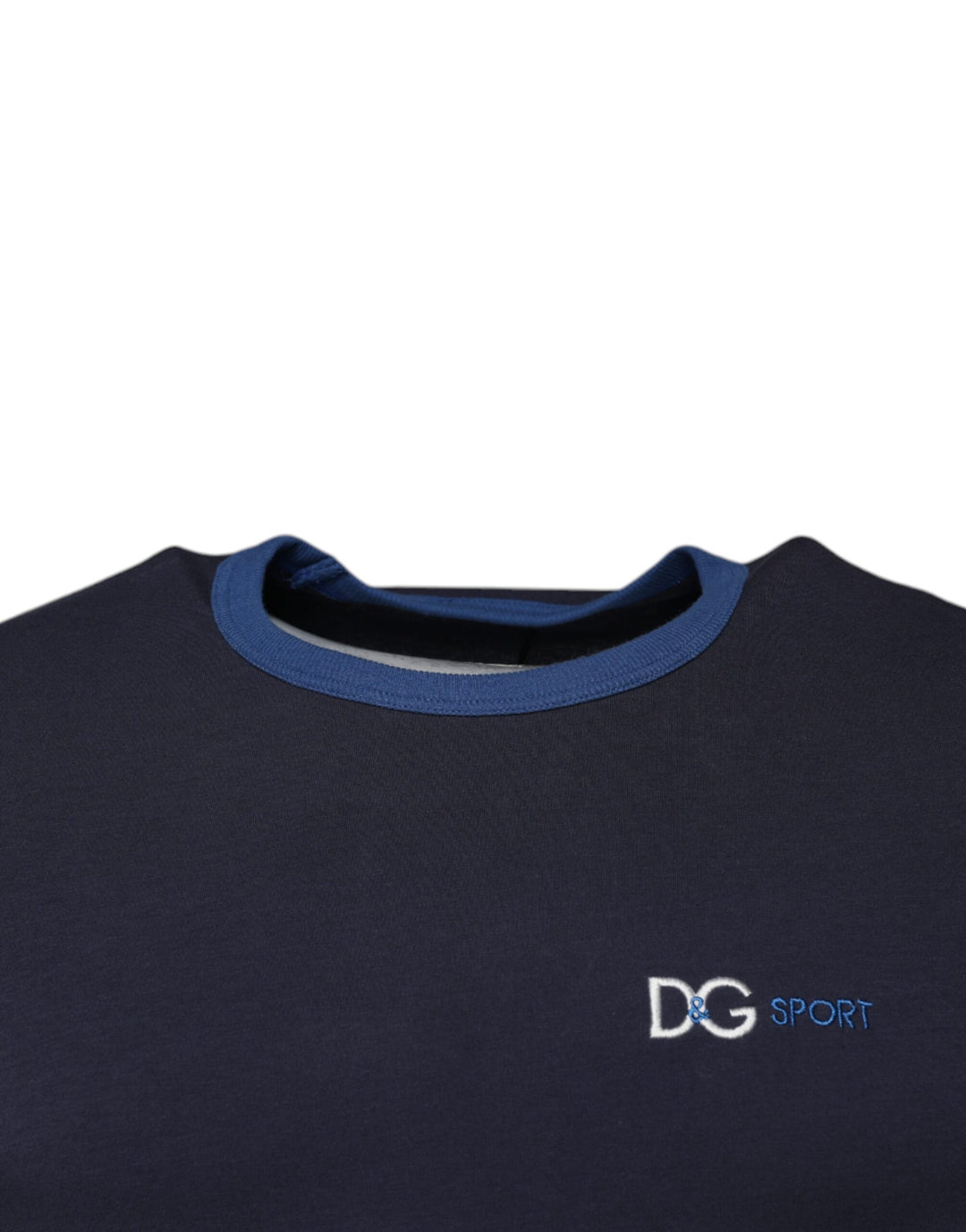 Dolce & Gabbana Blue Cotton Stretch Crewneck Underwear T-shirt