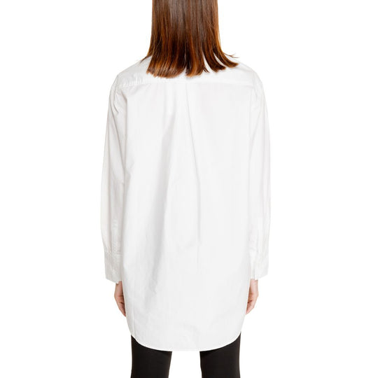 Calvin Klein Jeans White Cotton Rigenerato Sweater