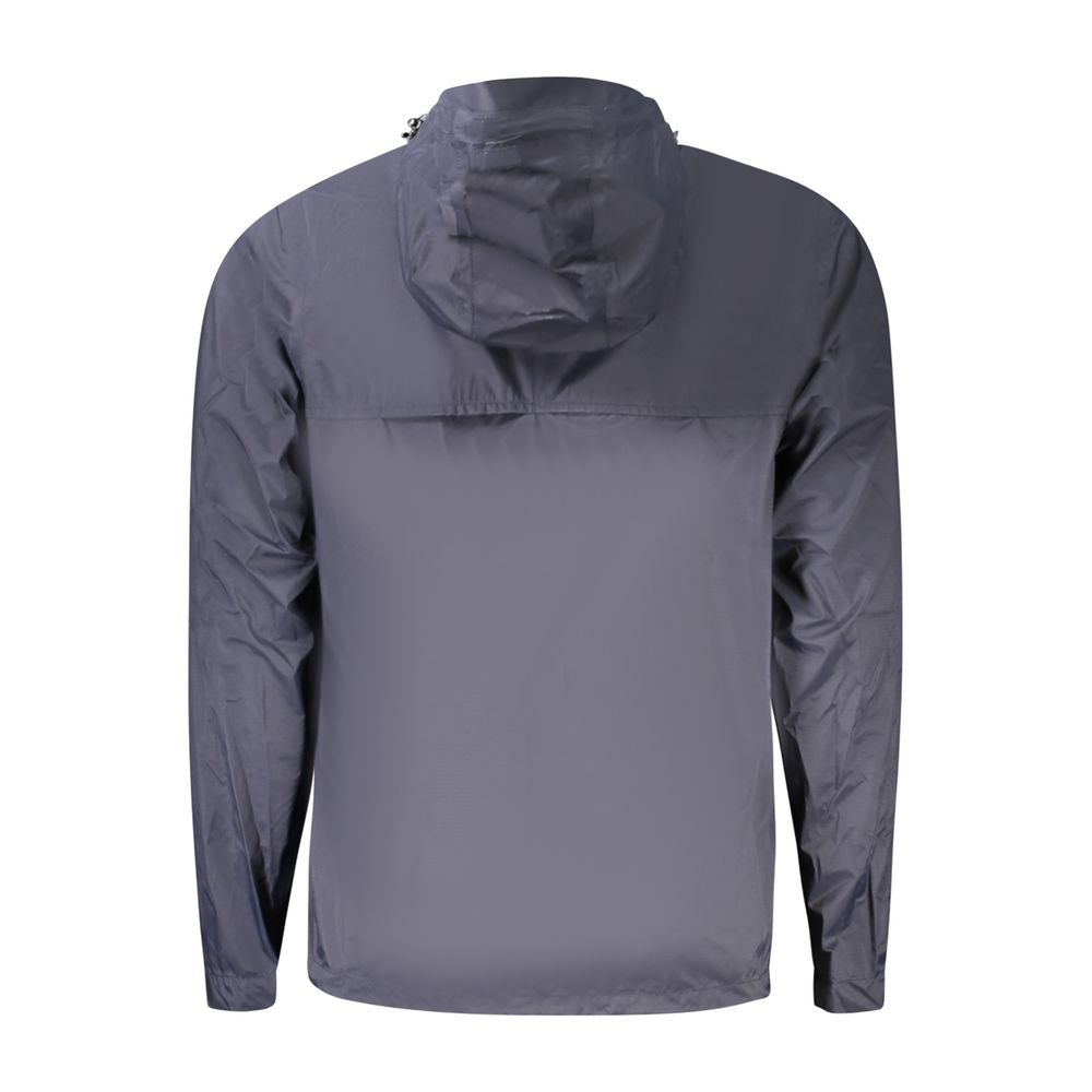 K-WAY Blue Polyamide Men Jacket