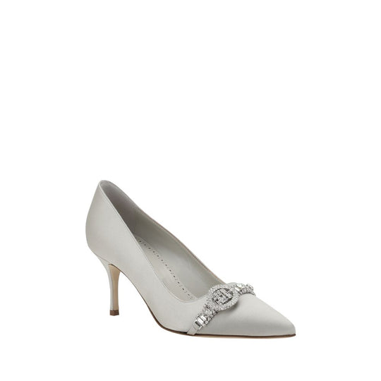 Manolo Blahnik Asapump Satin Pumps