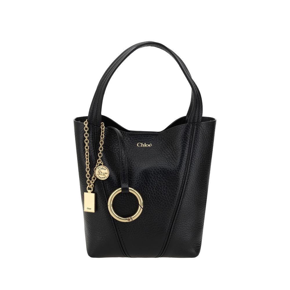 Chloé Spin Leather Women's Black Bag