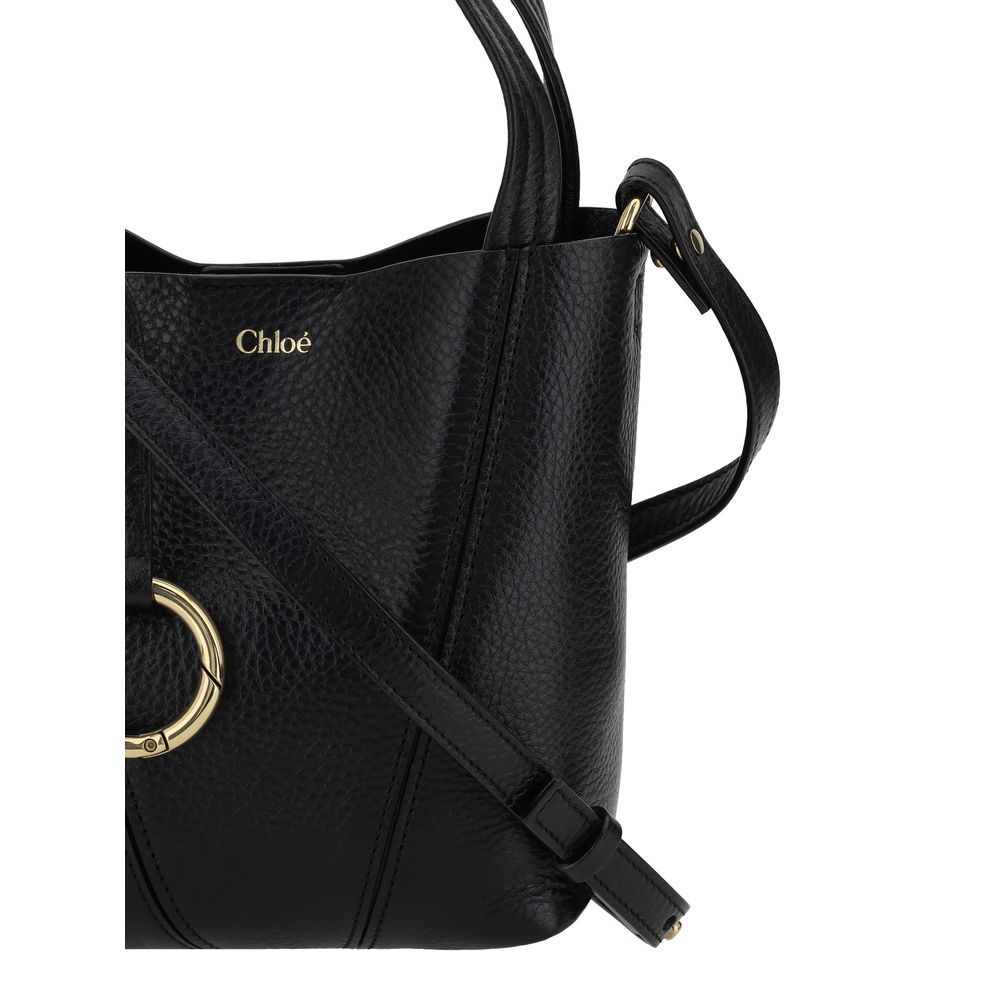 Chloé Spin Leather Women's Black Bag