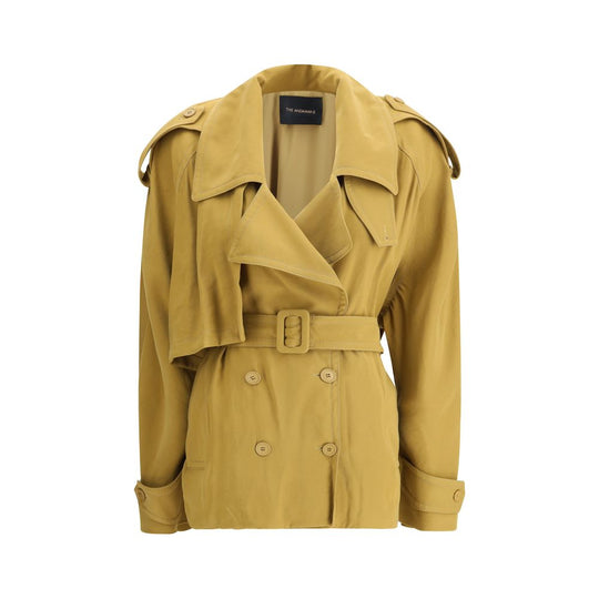 The Andamane Double-breasted Short Trench Coat