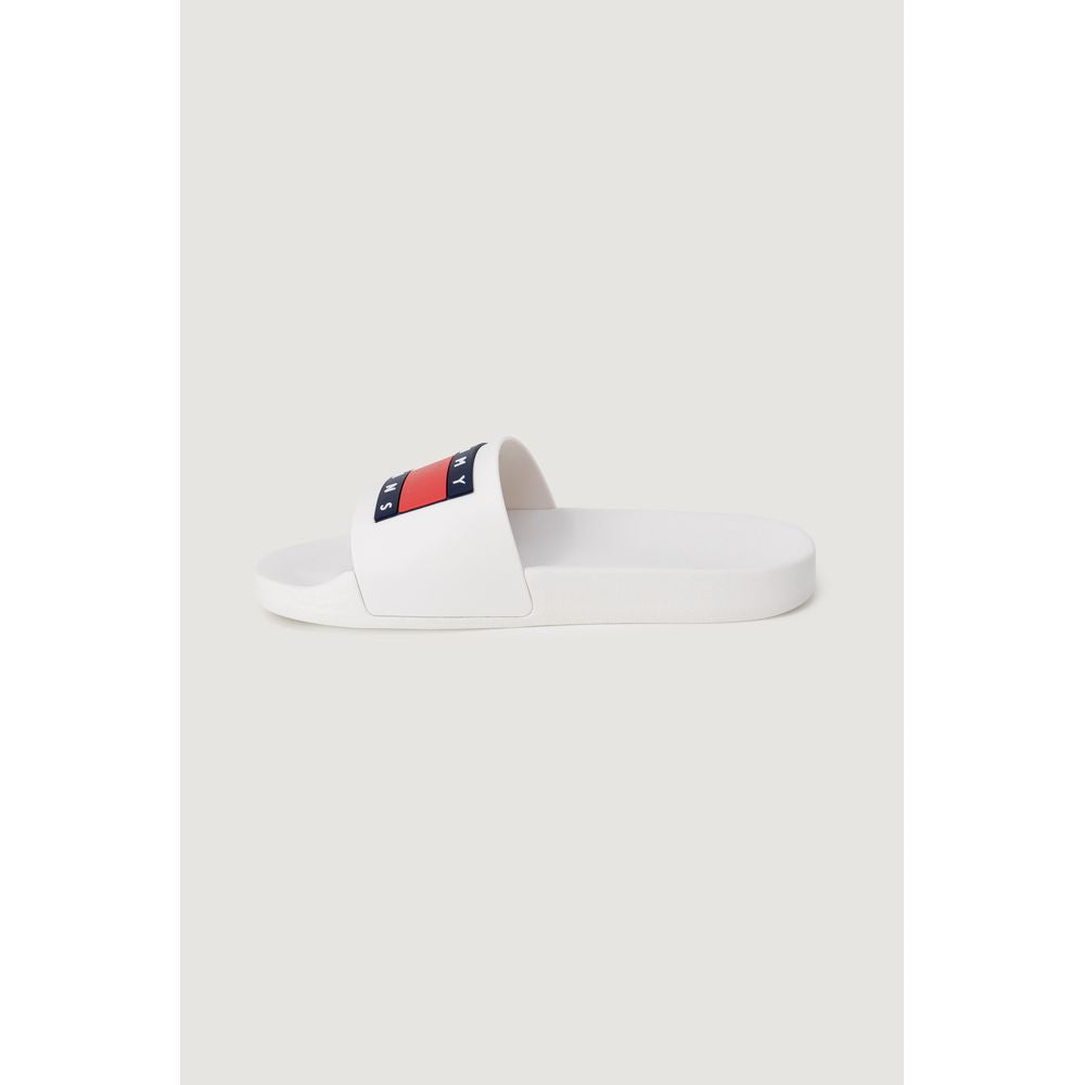 Tommy Hilfiger Jeans White Polyethylene Sandal