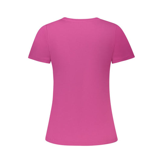 Pepe Jeans Pink Cotton Tops & T-Shirt