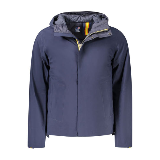 K-WAY Blue Polyester Mens Jacket