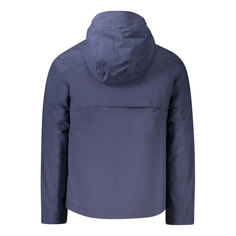 K-WAY Blue Polyester Mens Jacket