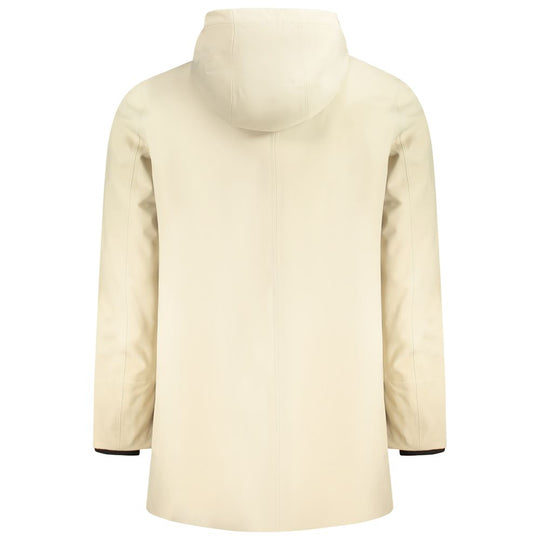 K-WAY Beige Polyester Men Jacket