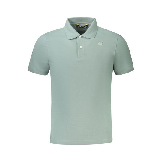 K-WAY Green Cotton Men Polo Shirt