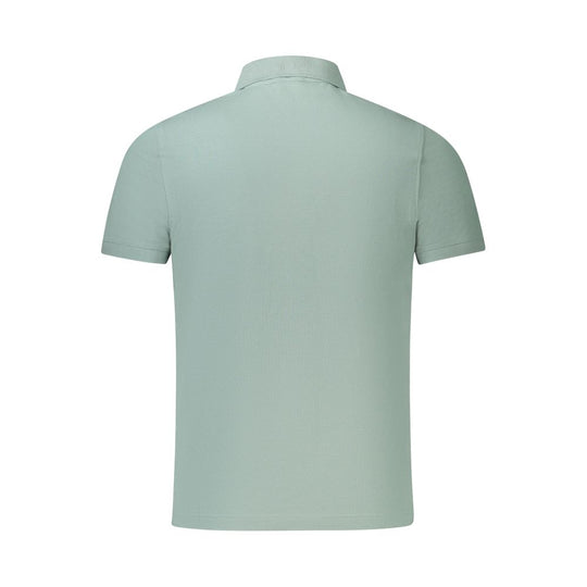 K-WAY Green Cotton Men Polo Shirt