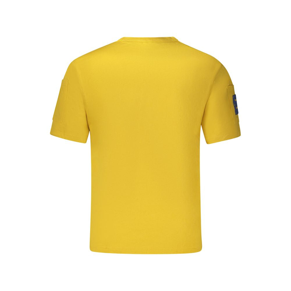 K-WAY Yellow Cotton Men T-Shirt