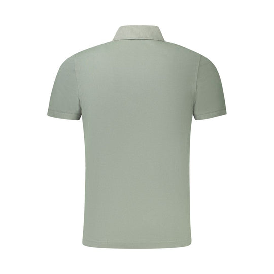 K-WAY Green Cotton Men Polo Shirt