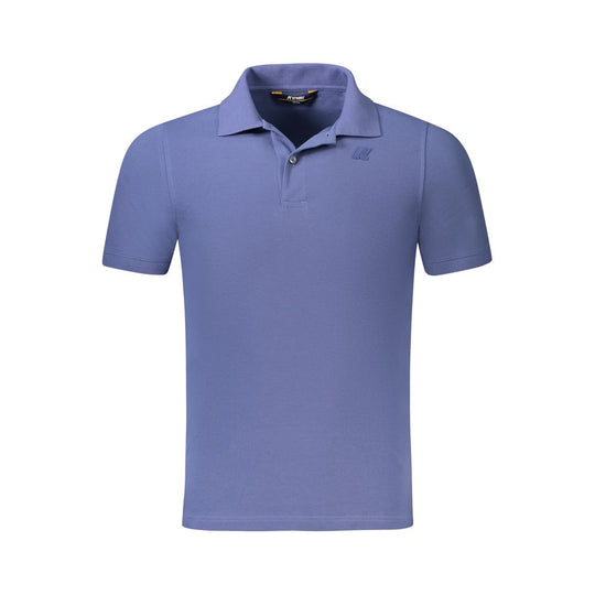 K-WAY Blue Cotton Men Polo Shirt