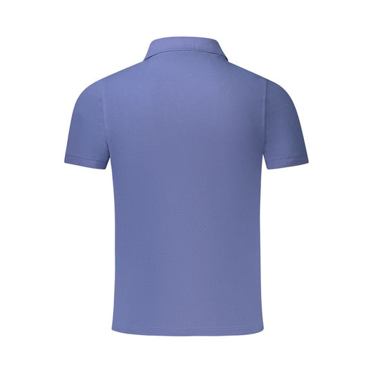 K-WAY Blue Cotton Men Polo Shirt