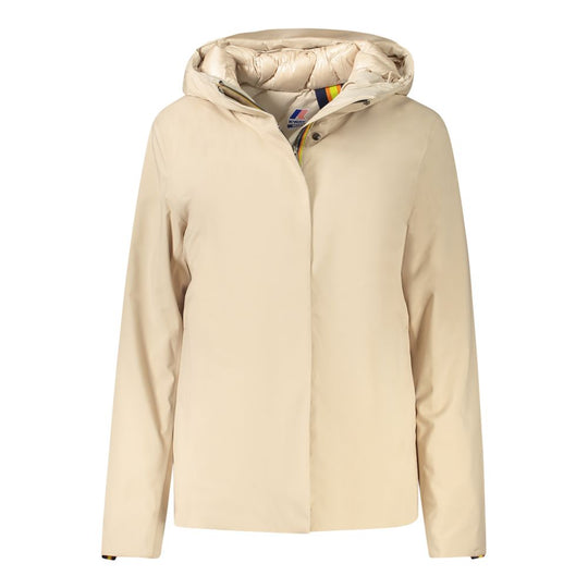 K-WAY Beige Polyester Women Jacket