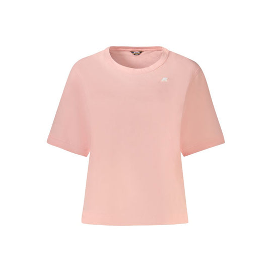 K-WAY Pink Cotton Women Top