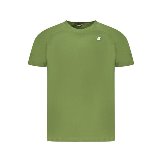 K-WAY Green Cotton Men T-Shirt