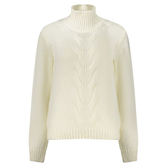 K-WAY White Wool Women Sweater